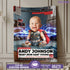 Personalized Baby Superhero Thor Blanket – CNN Breaking News Style with Custom Photo & Name